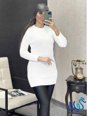بافت یقه گرد بلند
