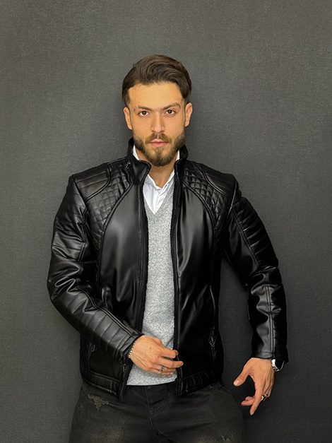 کاپشن چرم مردانه