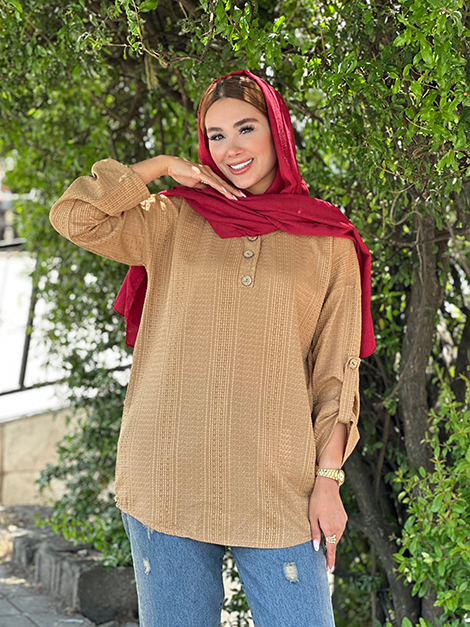شومیز 3 دکمه مراکشی g