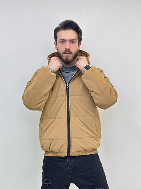 کاپشن کلاه دار  مموری مردانه G