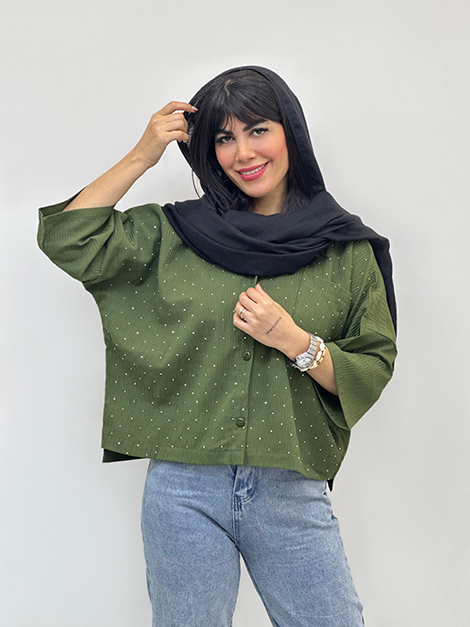 شومیز باکسی جگوار زنانه