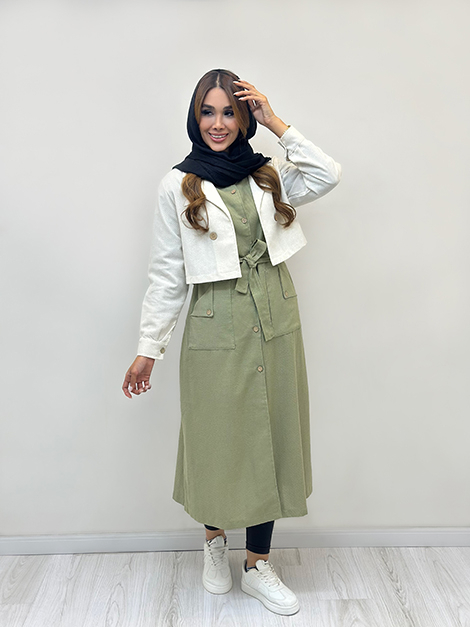 کت سارافون جیب دار