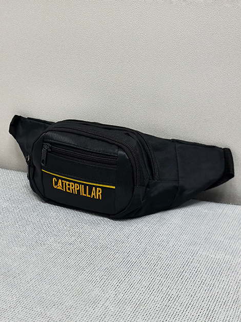 کیف کمری برزنت caterpillar خط زرد