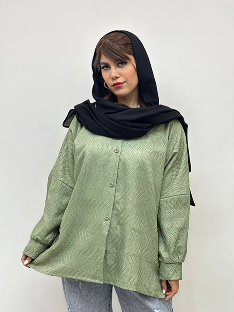 مانتو موجی بغل چاک