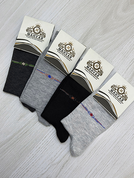 جوراب ساق بلندطرحدار