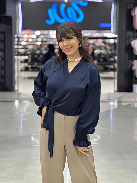 شومیز مزونی ساتن g