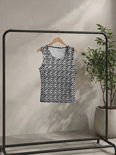 تاپ فانریپ پلنگیg(یقه گرد)