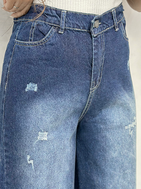 شلوار جین شافل زنانه  3-8_1_139280235