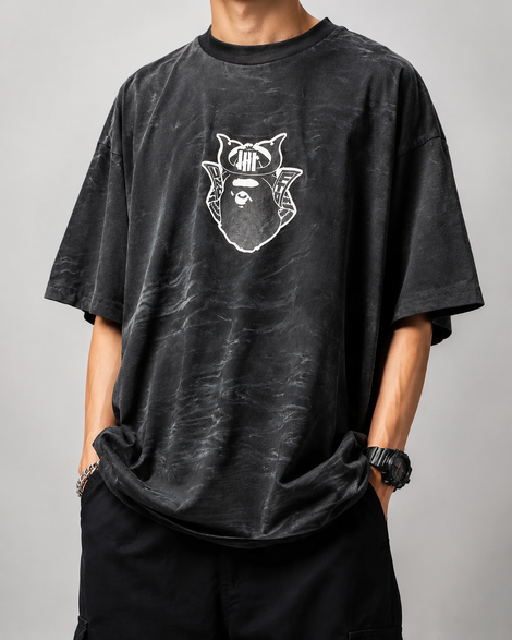 تیشرت باکسی اسپیندل(BAPE)